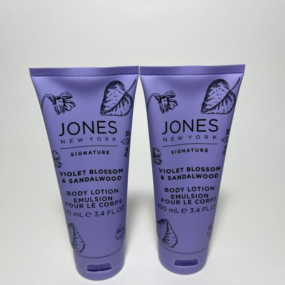 Jones New York DUO Signature Scented Body Lotion Emulsion Violet Sandalwood - Picture 1 of 4